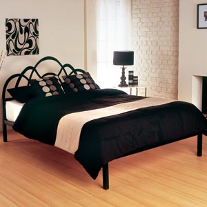 , Apollo 4FT 6 Double Metal Bedstead