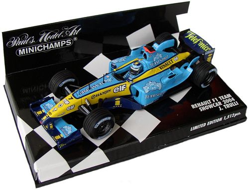 1:43 Minichamps Renault F1 Team 2004 Showcar - J. Trulli Limited Edition