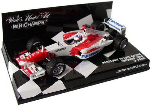 1:43 Minichamps Toyota Racing 2004 Showcar - O. Panis Limited Edition