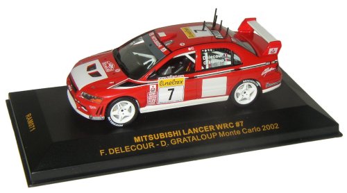 1:43 Model Mitsubishi Lancer WRC #7 Monte Carlo 2002 - F.Delecour / D.Grataloup