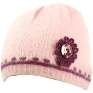 Ladies Animal Gabo Angora Blend Beanie. Mauve