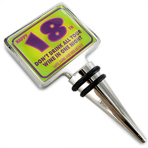 Birthday Bottle Wine Stopper