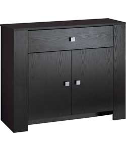 2 Door Sideboard - Black Ash Wood Effect