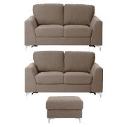 Westport Regular Sofas & Footstool, Mink