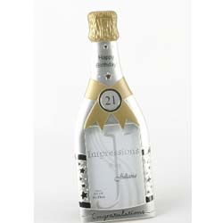 Birthday Champagne Bottle Frame