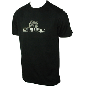 Mens Animal Burton Printed T-Shirt. Black