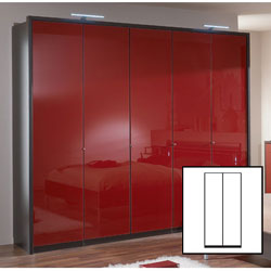 Wiemann - Dublin Red  2 Door Wardrobe