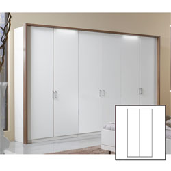 Wiemann - Lugano White  2 Door Wardrobe