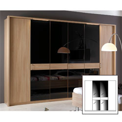 Wiemann - Lugano Oak  4 Door Wardrobe