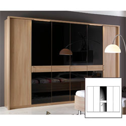 Wiemann - Lugano Oak  5 Door Wardrobe