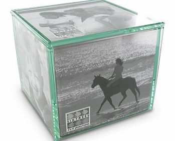 x 4 Five Photo Glass Cube