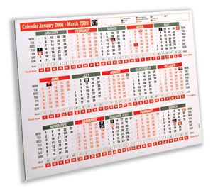 2008 Wall or Desk Calendar Double-sided