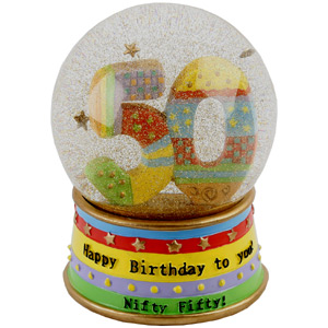 Birthday Water Ball Snow Globe