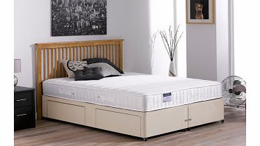 Harrison Pocket Spring Divan Bed - Medium - Beige