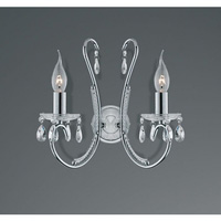 2 2CC - Polished Chrome Wall Light