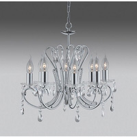 8 8CC - 8 Light Polished Chrome Hanging Light