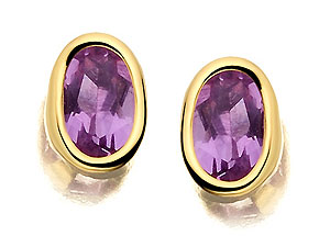 And Amethyst Earrings 6mm - 070453