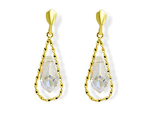 and Swarovski Crystal Earrings 071727