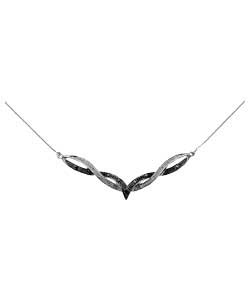 Black and White Diamond Necklet