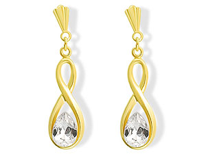 Crystal Drop Andralok Earrings - 074039