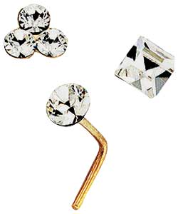 Crystal Nose Studs