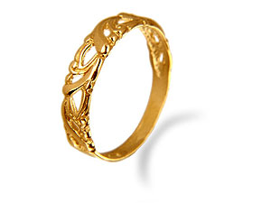 Cut Out Scroll Ring 182002-N