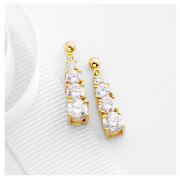 CZ DROP EARRINGS