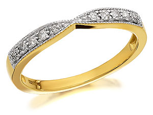 Diamond Kiss Half Eternity Ring 16pts