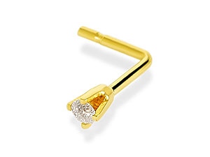 Diamond Set Nose Stud - 074593