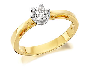 Diamond Solitaire Engagement Ring