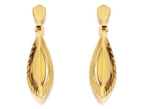 Marquise Drop Earrings 24mm - 071616