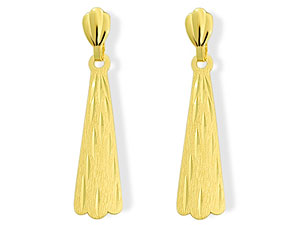 Matt Finish Drop Earrings - 071747