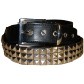 PYRAMID STUDDED LEATHER BELT `OCK 104`