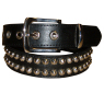 STUDDED LEATHER BELT `OCK 100`
