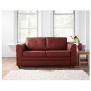 Leather Sofa Bed, Red