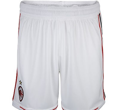 Adidas 2011-12 AC Milan Adidas Home Football Shorts