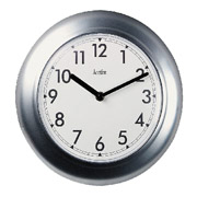 Argon Chrome Wall Clock