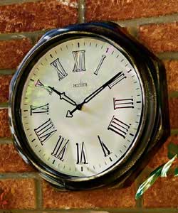 Outdoor Solar Illuminated Dial Clock