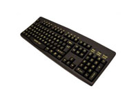 ACCURATUS 260 GERMAN KEYBOARD BLACK USB