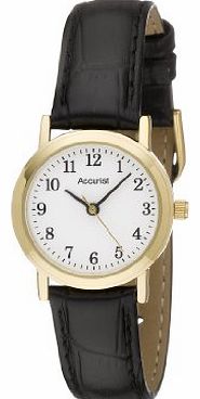 Ladies leather strap watch LS670WA