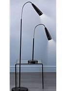 Black Metal LED Floor Lamp