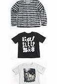 Boys Twisted Gorilla Jnr 3-Pack College T-Shirts