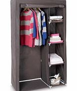 Fabric Wardrobe With Shelving