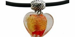 Murano Glass Heart Pendant