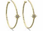 Star Hoop Earrings