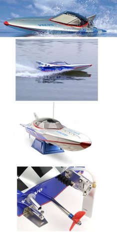 Acme VOLVO B-24 FIBREGLASS NITRO RADIO CONTROLLED BOAT