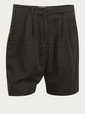 acne shorts black