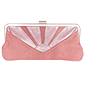 Suedette Clutch Bag