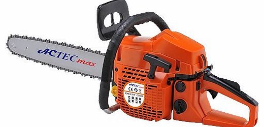  58CC PETROL CHAINSAW 20`` BAR, 2x CHAINS FREE CARRY CASE