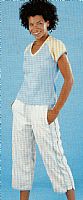 Pack of 2 Woven Cropped Trousers by Active